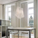 Stainless Steel Pleated Pendant Lamp-DWHOME