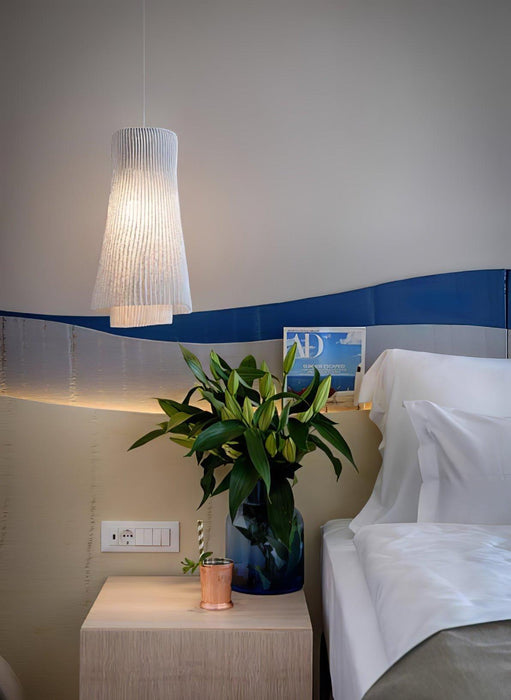 Stainless Steel Pleated Pendant Lamp-DWHOME