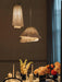 Stainless Steel Pleated Pendant Lamp-DWHOME