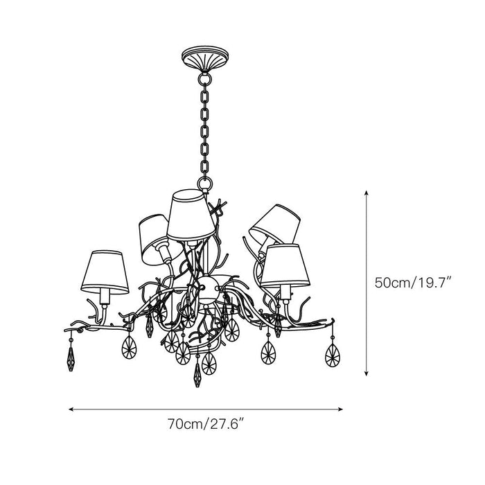 Tendril Chandelier-DWHOME