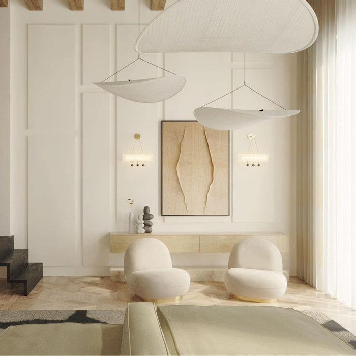Tense Tyvek Pendant Lamp - DWHOME