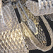 Teny Luxury Chrome and Crystal Chandelier - DWHOME