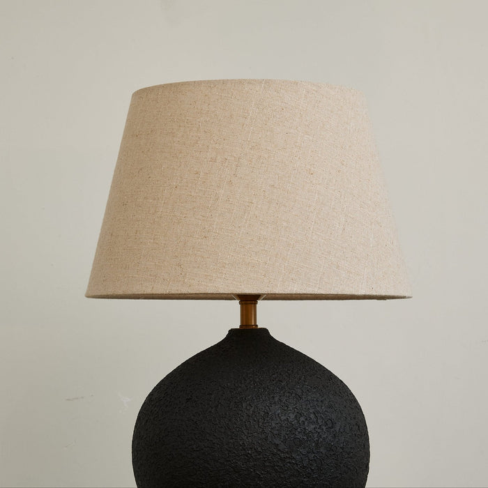 Terra Noir Textured Table Lamp-DWHOME