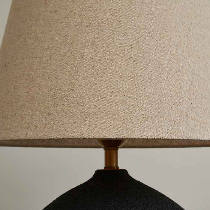 Terra Noir Textured Table Lamp-DWHOME