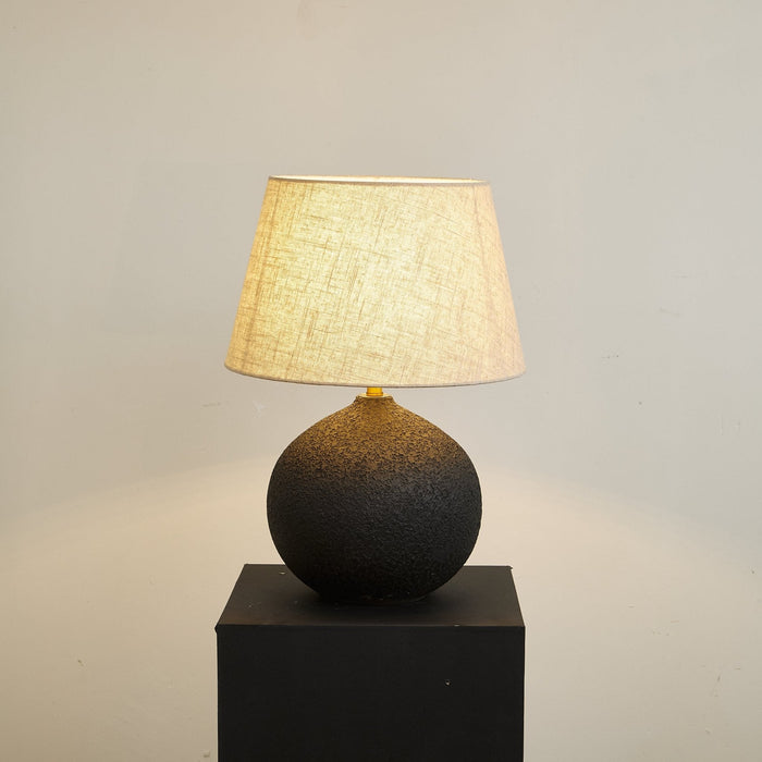 Terra Noir Textured Table Lamp-DWHOME