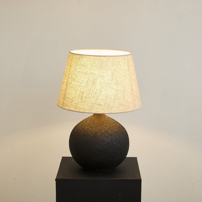 Terra Noir Textured Table Lamp-DWHOME