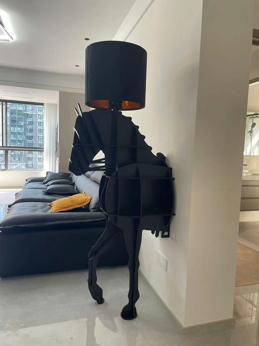 Tete Horse Floor Lamp-DWHOME