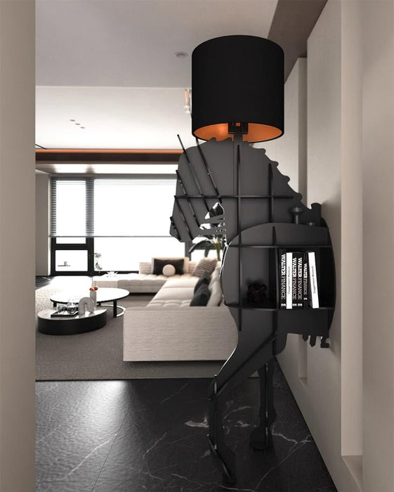Tete Horse Floor Lamp-DWHOME