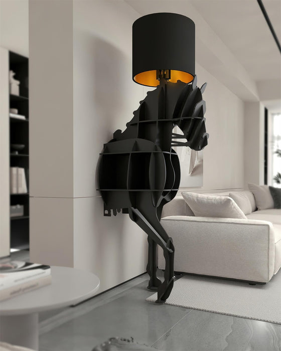 Tete Horse Floor Lamp-DWHOME