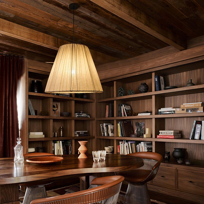 Textile Taper Pendant Lamp-DWHOME