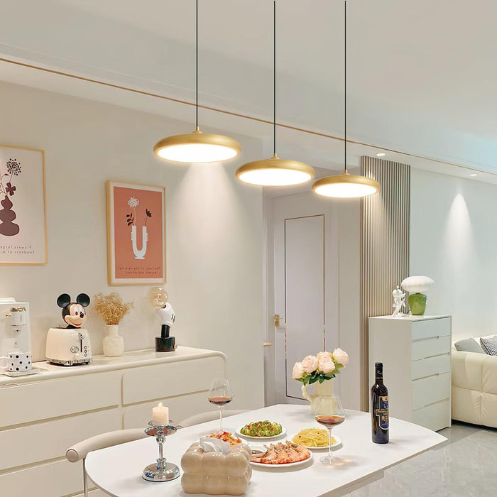 Thin Disc Pendant Lamp-DWHOME