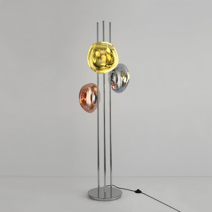 Three Lava Glass Floor Lamp-DWHOME