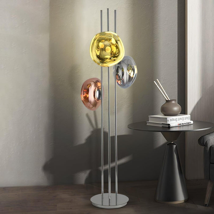 Three Lava Glass Floor Lamp-DWHOME