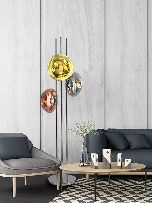 Three Lava Glass Floor Lamp-DWHOME