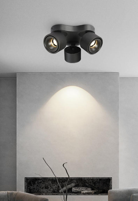 Rotating Folding Three Head Spotlight - DWHOME