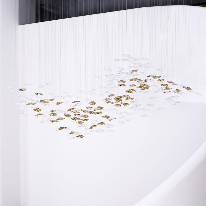 Tidal Art Glass Chandelier-DWHOME