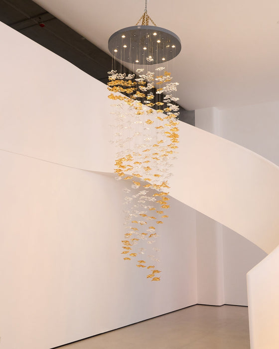 Tidal Art Glass Chandelier-DWHOME