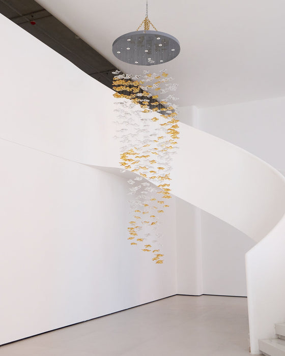 Tidal Art Glass Chandelier-DWHOME