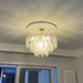 Tiered Carved Glass Chandelier - DWHOME
