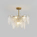 Tiered Carved Glass Chandelier - DWHOME
