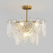 Tiered Carved Glass Chandelier - DWHOME
