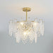 Tiered Carved Glass Chandelier - DWHOME