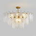 Tiered Carved Glass Chandelier - DWHOME