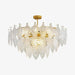 Tiered Carved Glass Chandelier - DWHOME