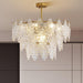Tiered Carved Glass Chandelier - DWHOME