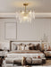 Tiered Carved Glass Chandelier - DWHOME