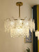 Tiered Carved Glass Chandelier - DWHOME