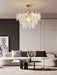 Tiered Carved Glass Chandelier - DWHOME