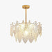 Tiered Carved Glass Chandelier - DWHOME