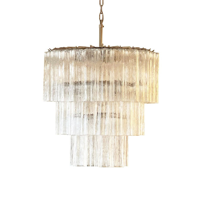 Tiered Tube Murano Glass Chandelier-DWHOME