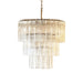 Tiered Tube Murano Glass Chandelier-DWHOME