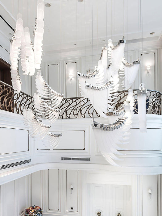 Tiered Palmette Chandelier-DWHOME