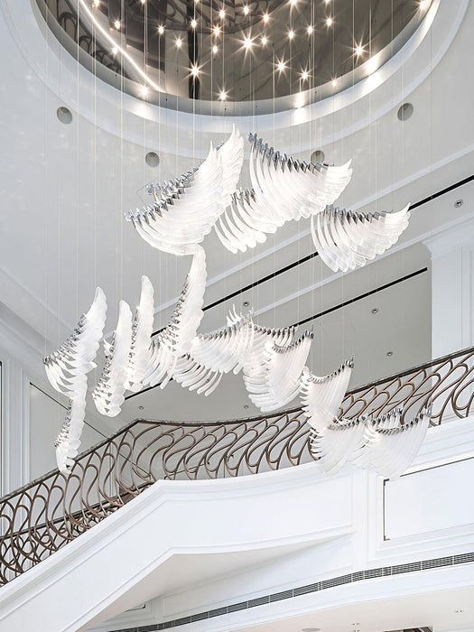 Tiered Palmette Chandelier-DWHOME