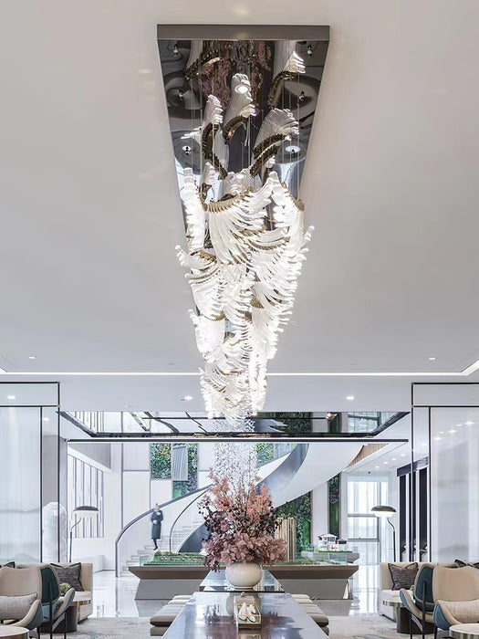 Tiered Palmette Chandelier-DWHOME