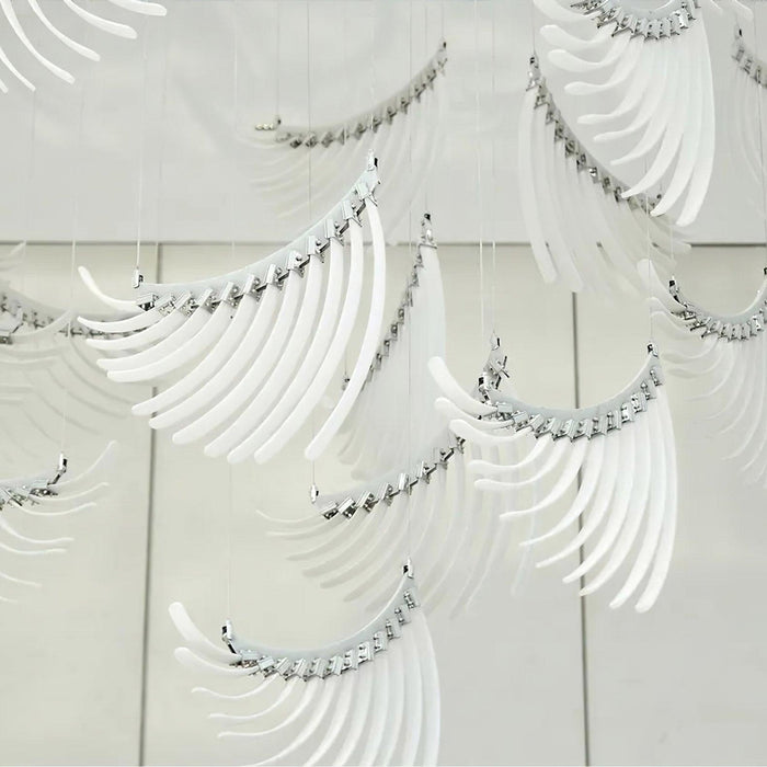 Tiered Palmette Chandelier-DWHOME