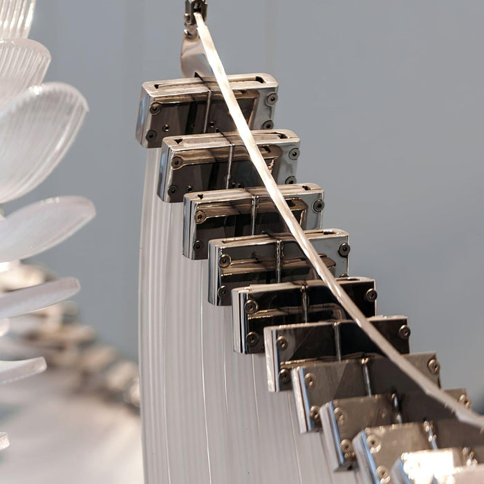 Tiered Palmette Chandelier-DWHOME