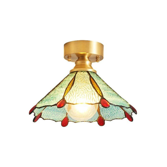 Tiffany Floral Ceiling Lamp-DWHOME
