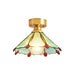 Tiffany Floral Ceiling Lamp-DWHOME