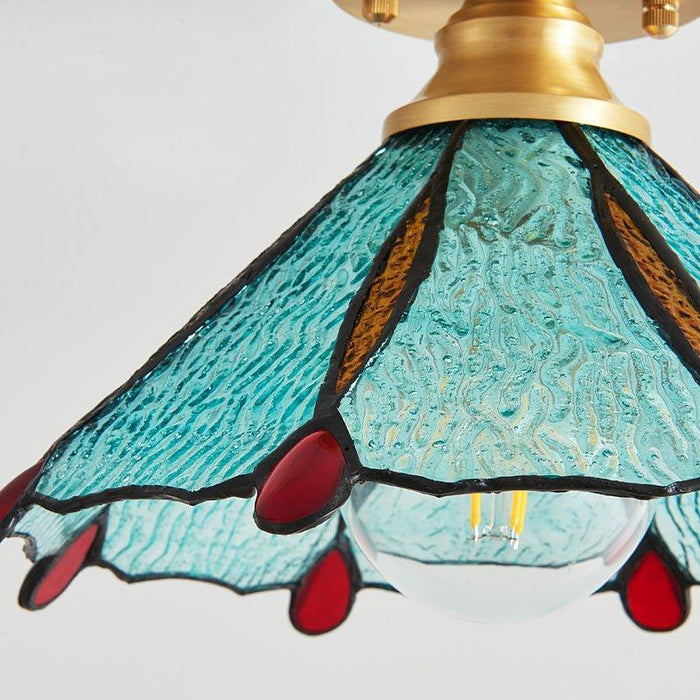 Tiffany Floral Ceiling Lamp-DWHOME
