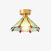 Tiffany Floral Ceiling Lamp-DWHOME