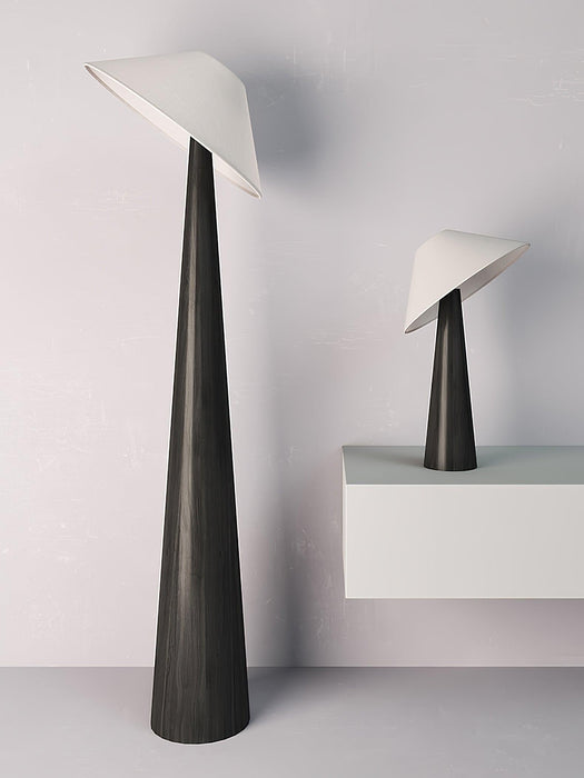 Tilt Hat Wooden Floor Lamp - DWHOME