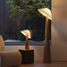 Tilt Hat Wooden Floor Lamp - DWHOME