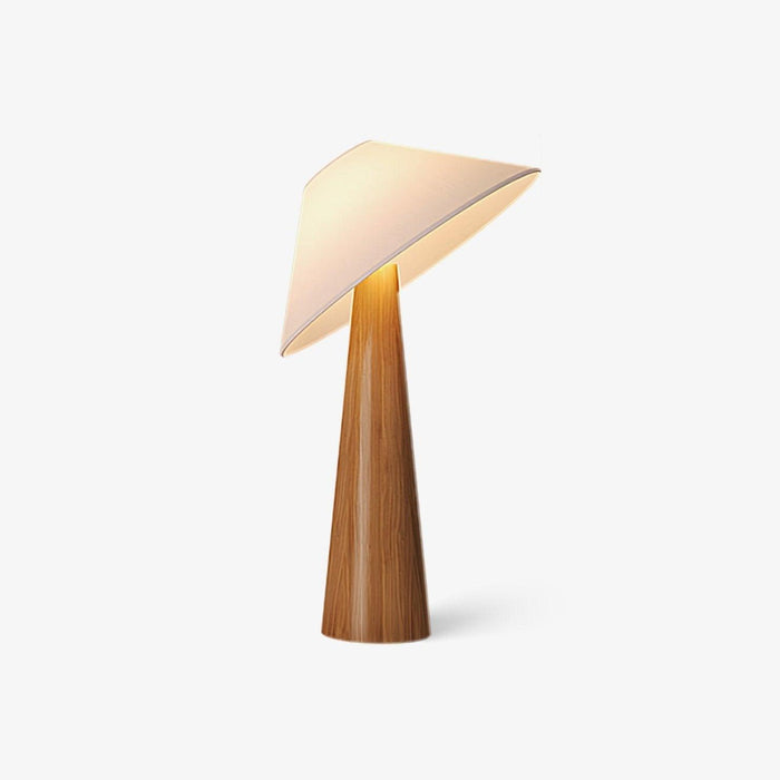 Tilt Hat Wooden Table Lamp - DWHOME