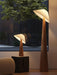 Tilt Hat Wooden Table Lamp - DWHOME