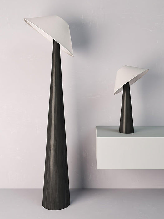 Tilt Hat Wooden Floor Lamp - DWHOME