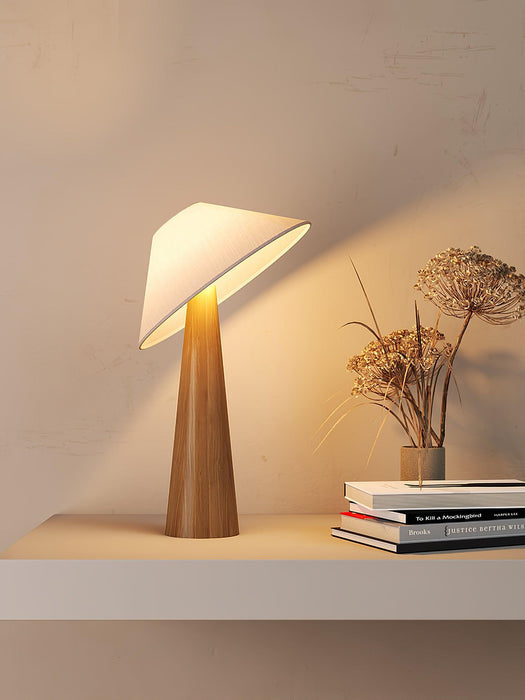 Tilt Hat Wooden Floor Lamp - DWHOME